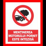 Placuta pentru mentinerea motorului pornit este interzisa